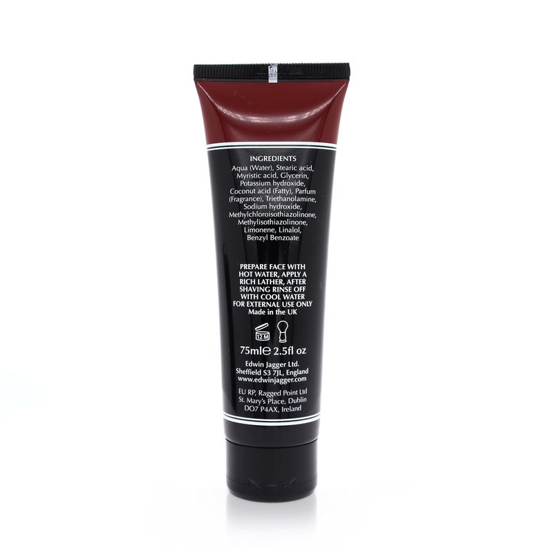 Edwin Jagger 99.9% Natural Premium Shaving Cream, 75ml Tube - Sandalwood, 2.5-Ounce - Image 3